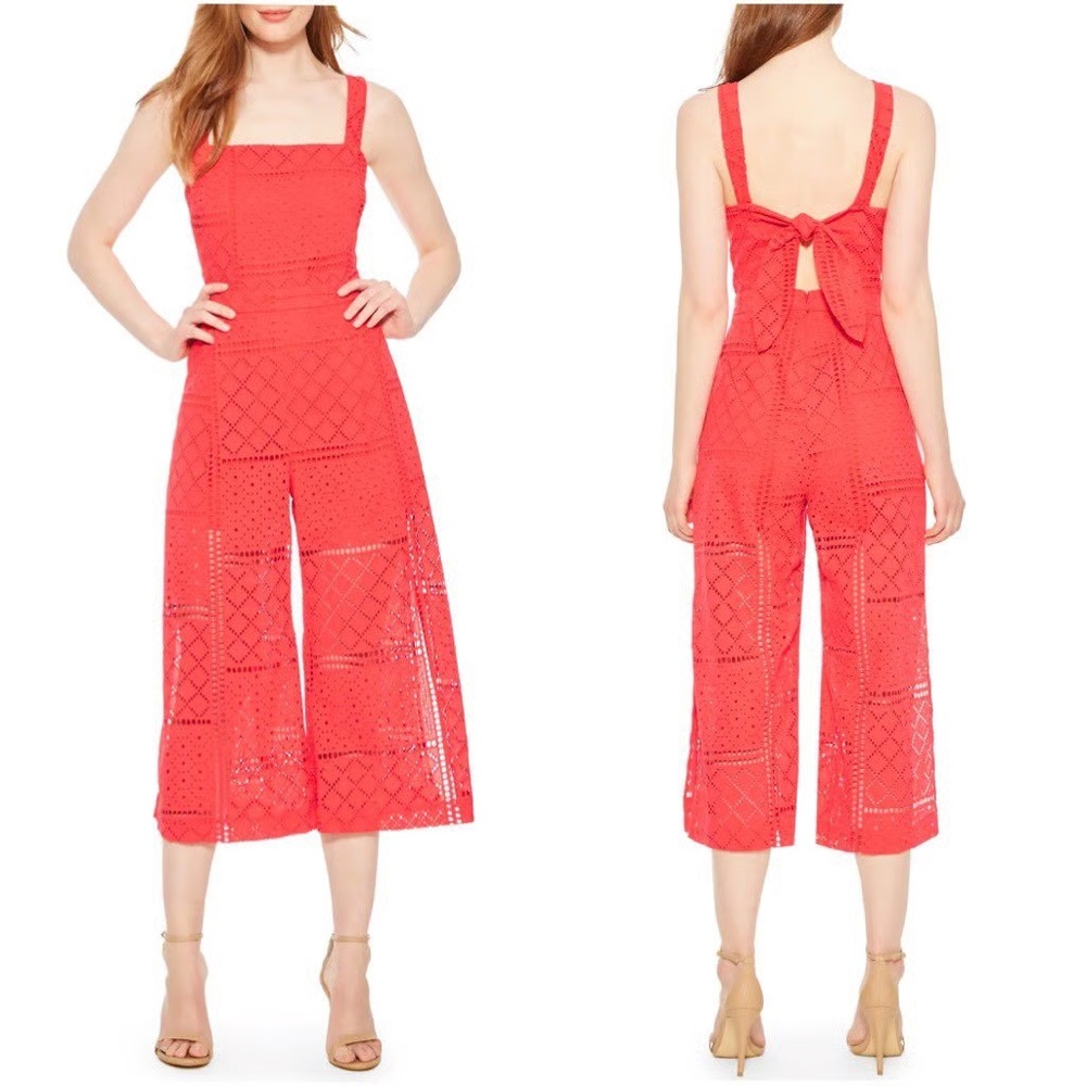 Parker Ashton Eyelet Jumpsuit